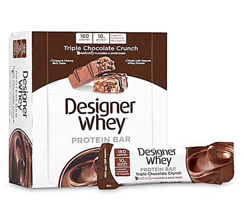 Designer Whey Protein Bars Triple Chocolate Crunch