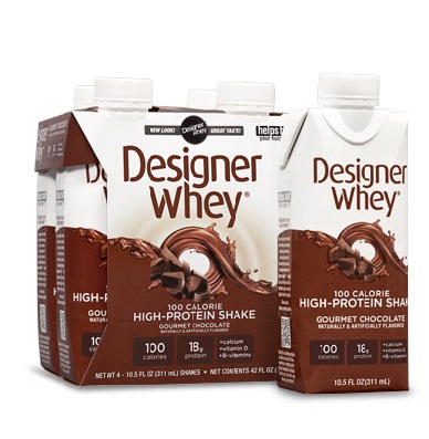 Designer Whey High-Protein Shakes Gourmet Chocolate