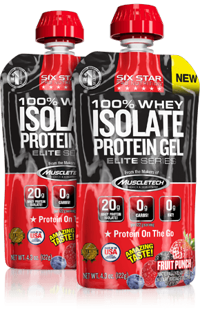 100% Whey Isolate Protein Gels