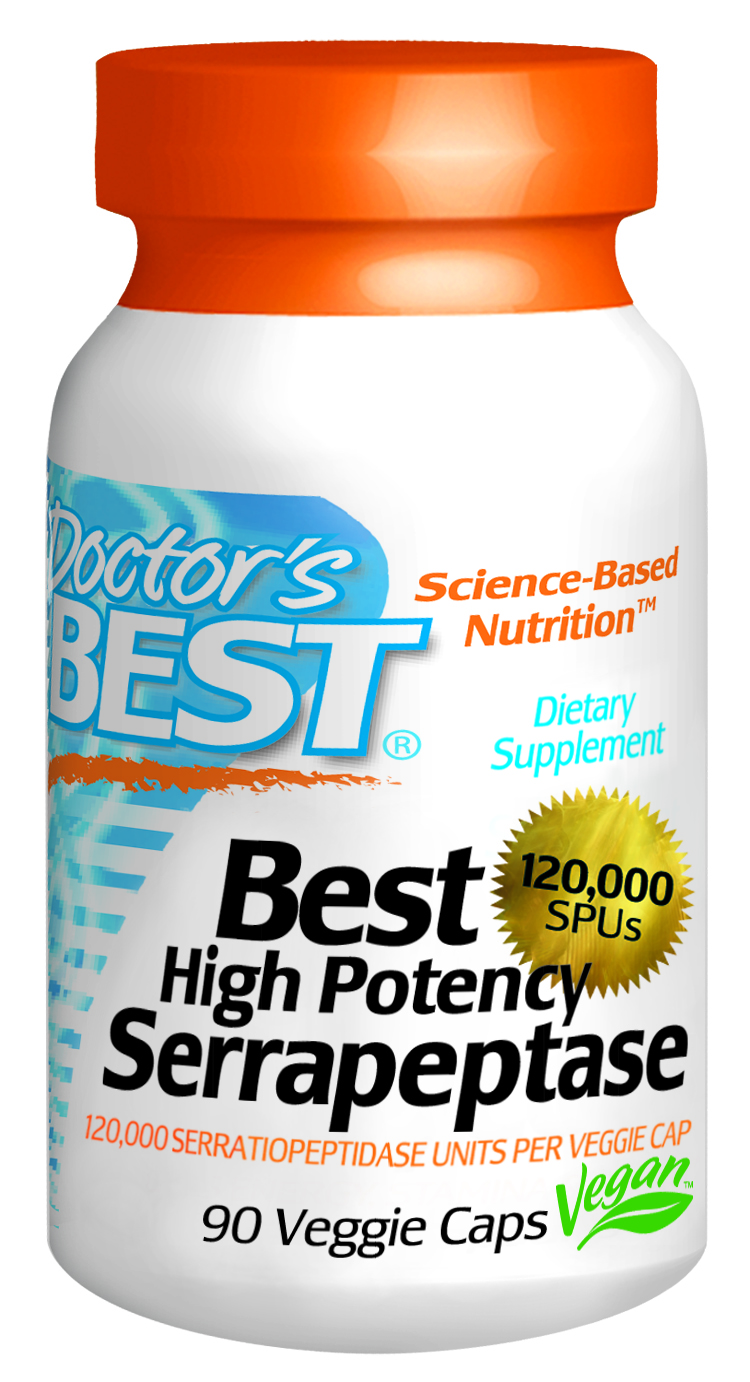 Best High Potency Serrapeptase 90VC