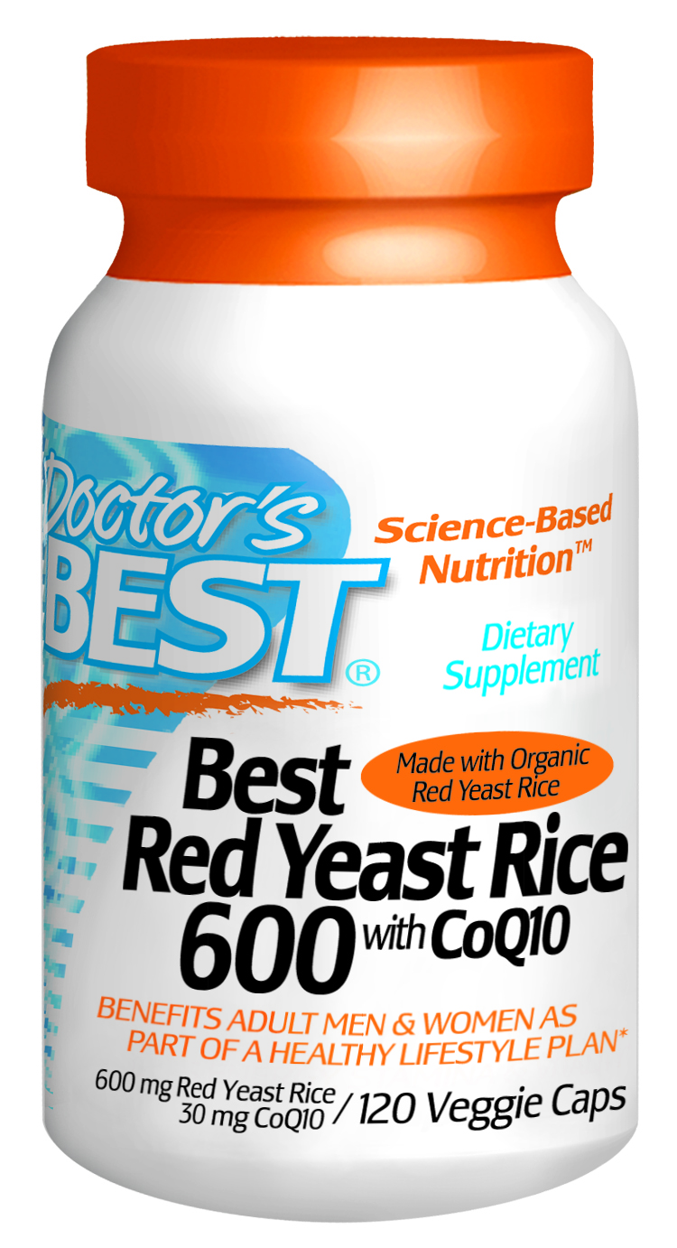 Best Red Yeast Rice 600mg with CoQ10 120VC