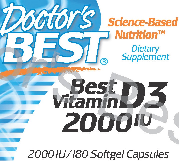 Best Vitamin D3 2000IU 180SG