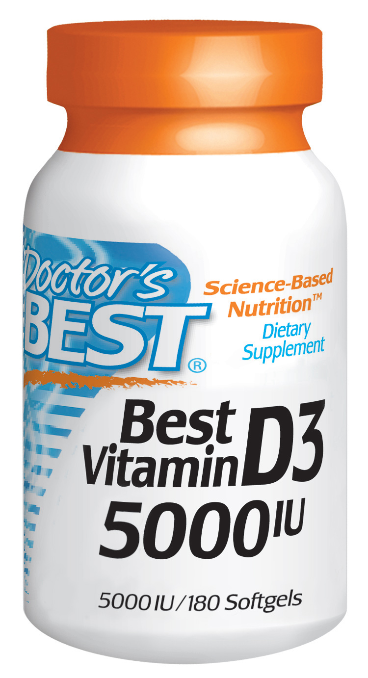 Best Vitamin D3 5000IU 180SG