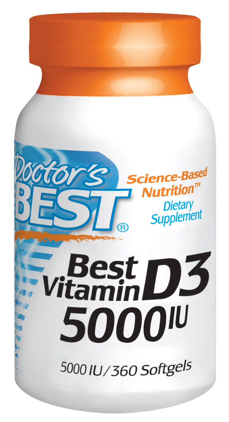 Best Vitamin D3 5000IU 360SG