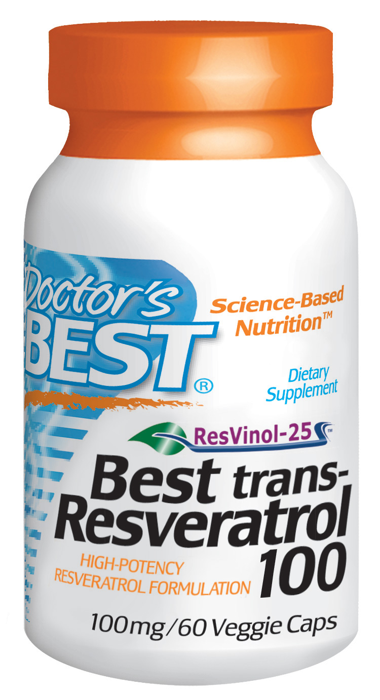 Best trans-Resveratrol featuring ResVinol-25 100mg 60VC