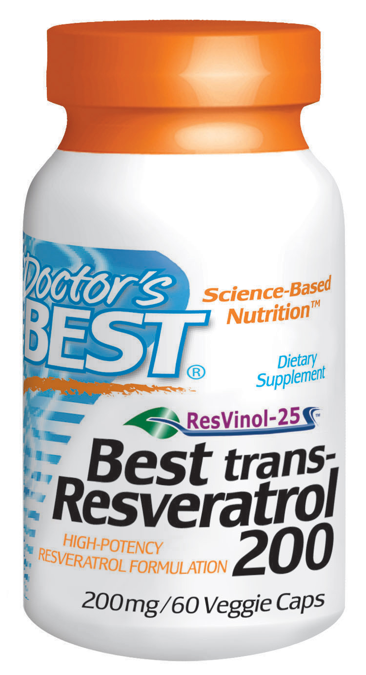 Best trans-Resveratrol featuring ResVinol-25 200mg 60VC