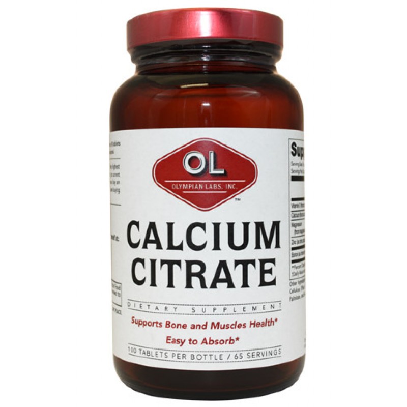 Calcium Citrate - 100 tablets