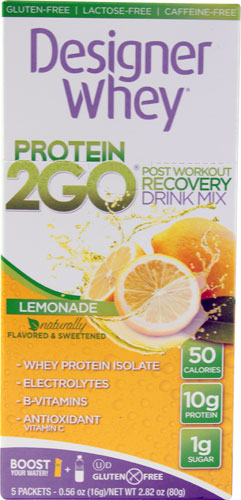 Designer Whey Protein 2GO Lemonade